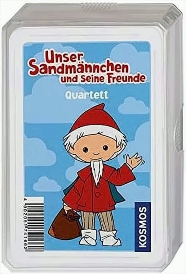 KOSMOS 741662 - Unser Sandmännchen Quartett, Sandmännchen Kartenspiel, Quartett Spiel für Kinder ab 4 Jahre