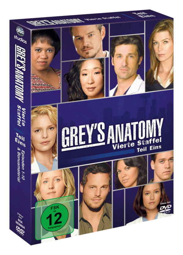 Grey's Anatomy: Die jungen Ärzte - Vierte Staffel, Teil Eins (3 DVDs)