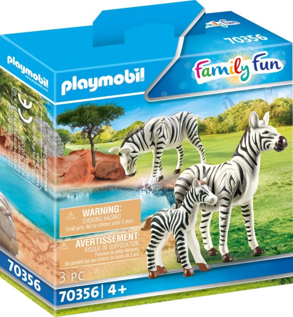 PLAYMOBIL 70356 - Family Fun - 2 Zebras mit Baby