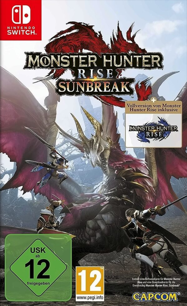 Monster Hunter Rise + Sunbreak Set SWITCH Monster Hunter Rise + DLC-Erweiterung