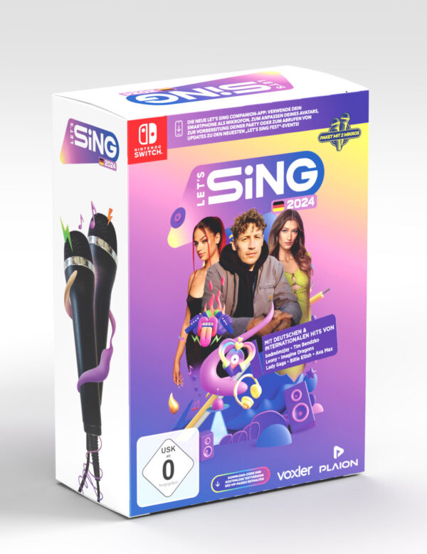 Let's Sing 2024 German Version [+ 2 Mics] (Switch) (USK)