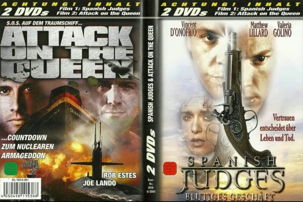 2 DVDs - Spanish Judges & Attack on the Queen