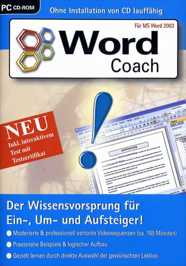 Word 2003 Coach