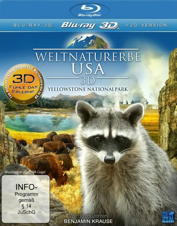 Weltnaturerbe USA - Yellowstone Nationalpark (Blu-ray 3D)