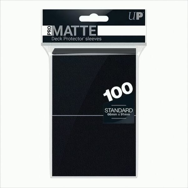 UP Pro-Matte Sleeves black (100 ct.)