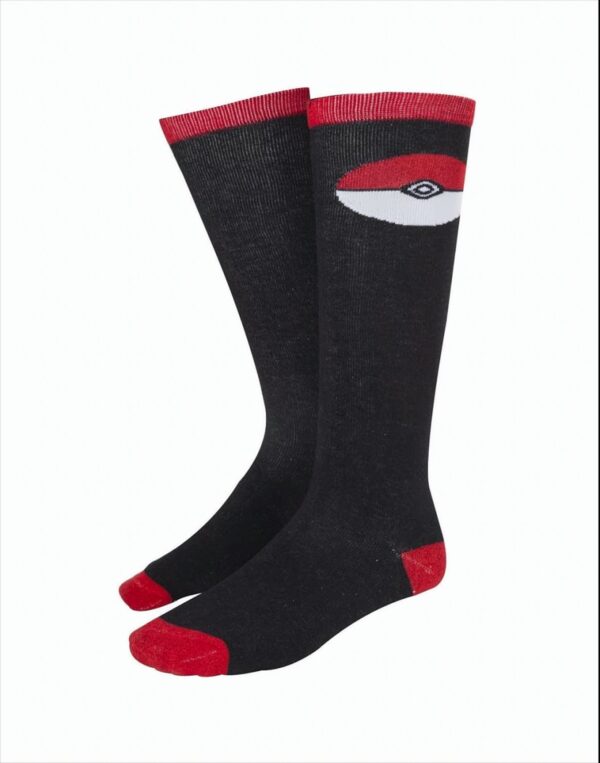 Pokemon - Pokeball Knie High Socks Größe 35-42