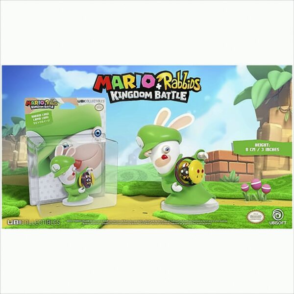 Mario & Rabbids Kingdom Battle Figur Rabbid Luigi (8 cm)