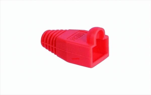 Ligawo 10240161 Netzwerkstecker Tülle für RJ45 Netzwerk Stecker rot VPE 10 Stück