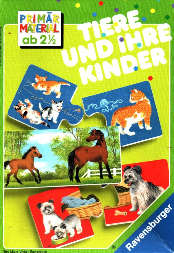 Tiere und ihre Kinder, Puzzle