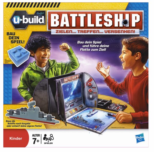 Hasbro 25634100 - U-Build Battleship, Schiffe versenken