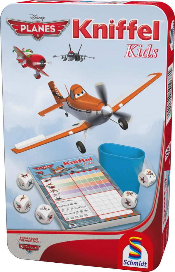 Kniffel Kids | Disney Planes Metalldose