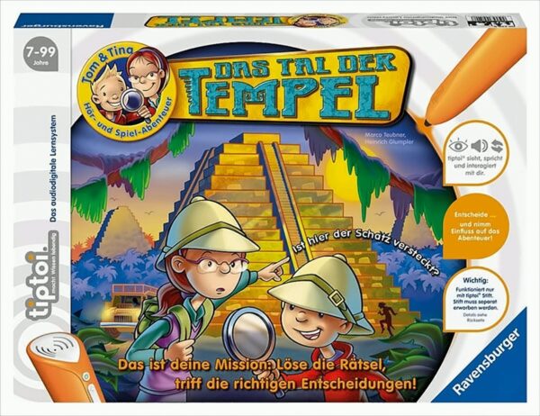 Tiptoi: Tom und Tina-Das Tal der Tempel  (ohne Stift)