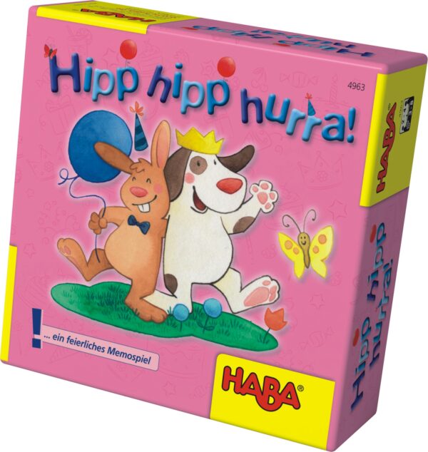 HABA 4963 - Hipp Hipp hurra, Memospiel