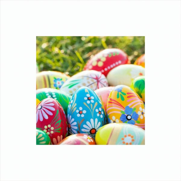 Vibrant Eggs Ostern Motivservietten 33x33cm 20 Stück