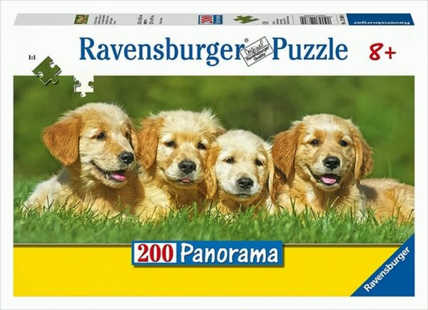 Ravensburger 12680 - Drollige Vierbeiner - 200 Teile XXL Panorama Puzzle