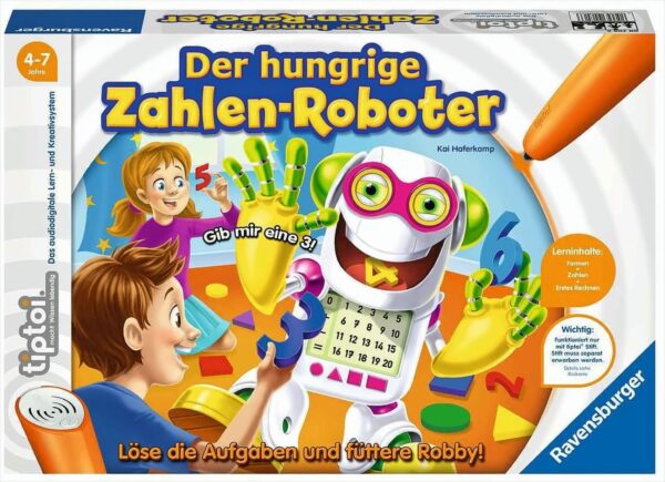 tiptoi Spiel: Der hungrige Zahlen-Roboter