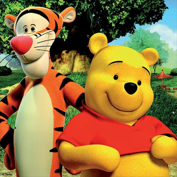 Hallo Tigger & Winnie Pooh! - 3 x 49 Teile Puzzle