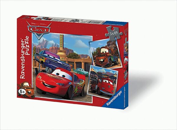 Cars: Gute Freunde, 3 x 49 Teile Puzzle