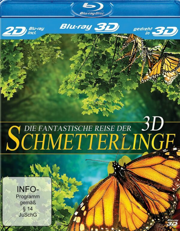 Die fantastische Reise der Schmetterlinge (Blu-ray 3D)