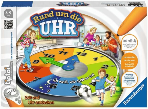 Tiptoi Lernspiel Rund um die Uhr