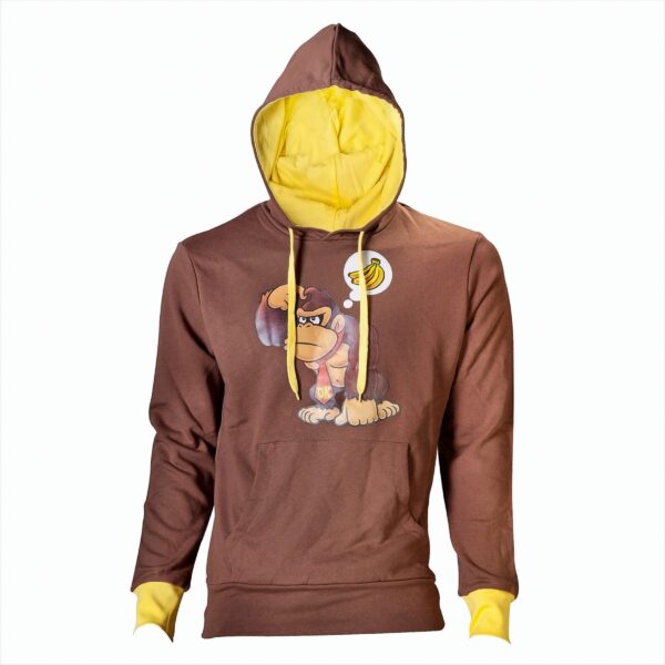 Donkey Kong Hoodie S Braun