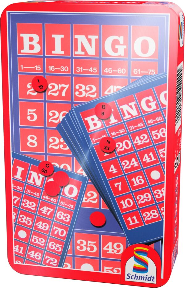 Bingo, Bring Mich mit Spiel in der Metalldose