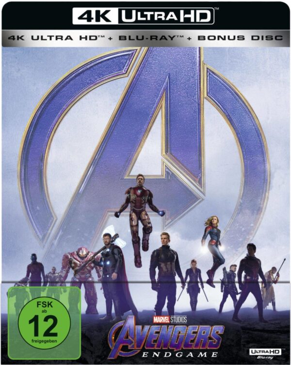 Avengers: Endgame (4K Ultra HD + 2 Blu-rays, Steelbook)