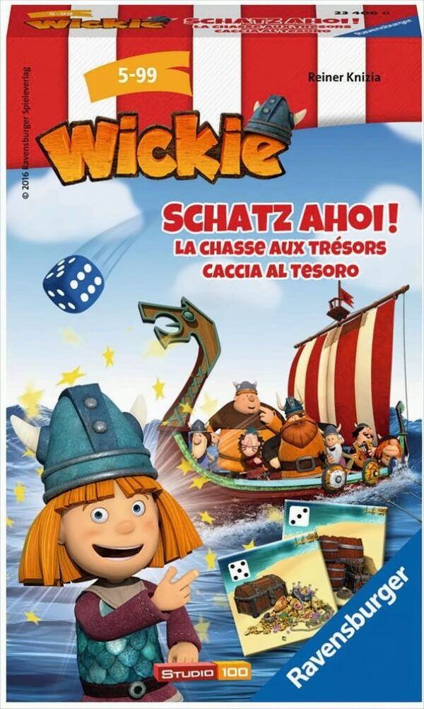 Wickie Schatz Ahoi - Kinderspiel/ Reisespiel