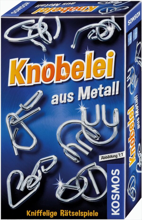 Knobelei aus Metall / Mitbringspiel