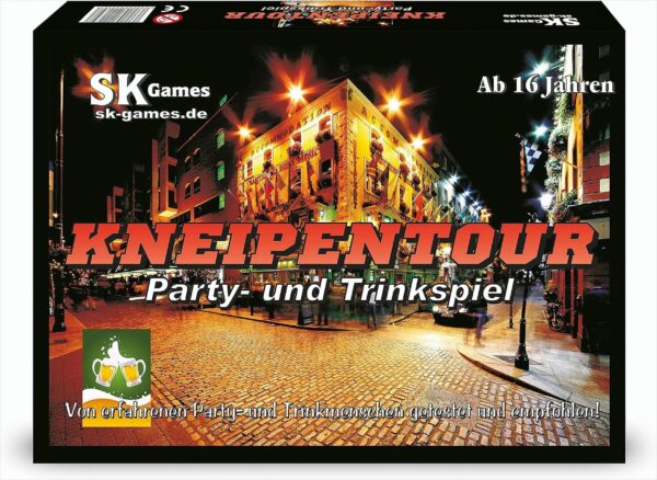 Kneipentour - Partyspiel und Trinkspiel ab 16 Jahren