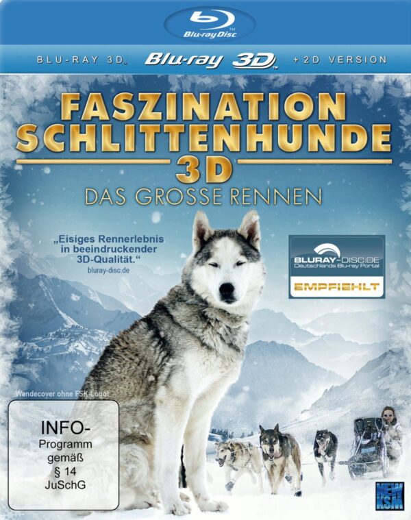 Faszination Schlittenhunde Das große Rennen Blu Ray 3D