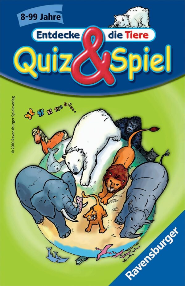 Quiz & Spiel: Entdecke die Tiere - Mitbringspiel