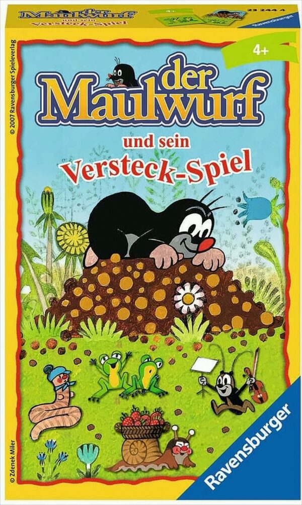 Maulwurf Versteckspiel - Kinderspiel/ Reisespiel