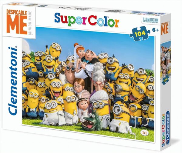 Supercolor Puzzle, 104 Teile - Minions