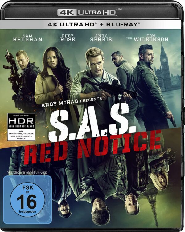 S.A.S. Red Notice (4K Ultra HD) (+ Blu-ray 2D)