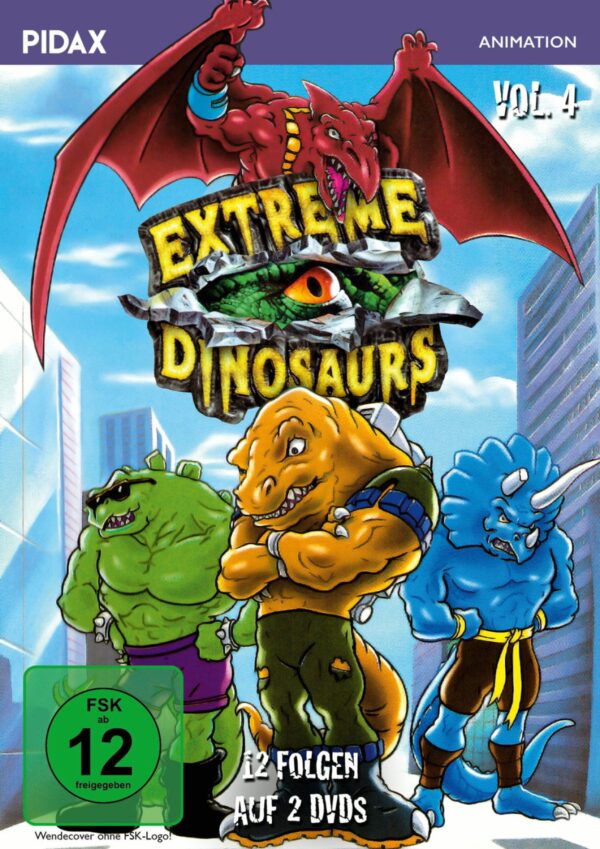 Extreme Dinosaurs, Vol. 4, Weitere 12 Folgen der Kultserie 2 DVDs