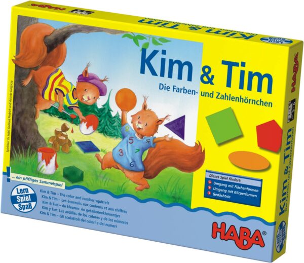 Kim und Tim Die Farben und Zahlenhörnchen