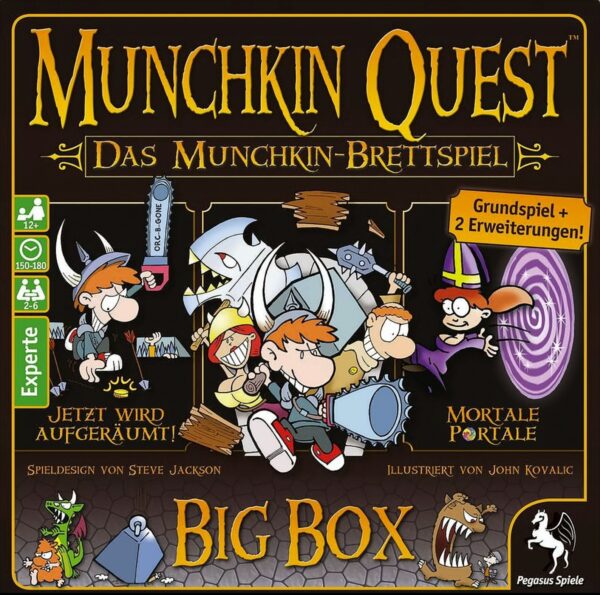 Munchkin Quest Das Brettspiel 2. Edition