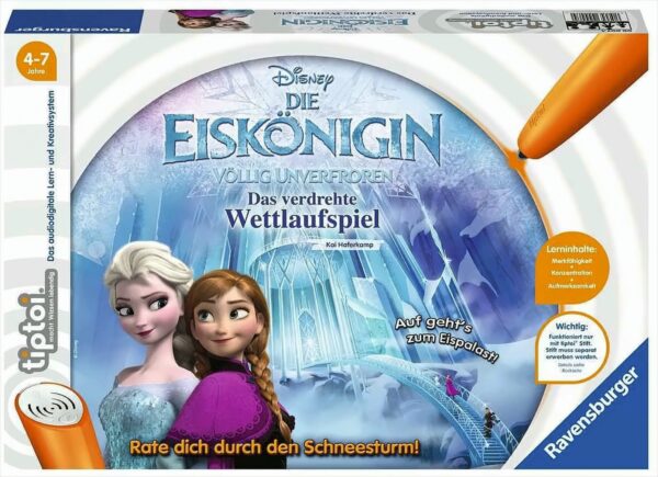 Die Eiskönigin - Völlig Unverfroren: Das verdrehte Wettlaufspiel - Ein magisches Quiz-Spiel ab 4 Jahren