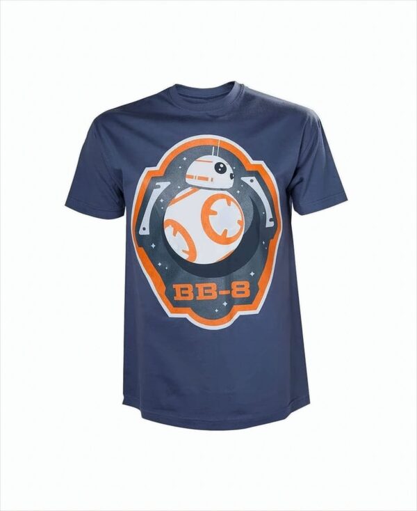 Star Wars Herren Bb-8 and Stars T-Shirt, blau, S