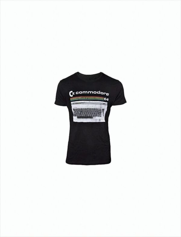 Commodore 64 T-Shirt -S- Classic Keyboard, schwarz