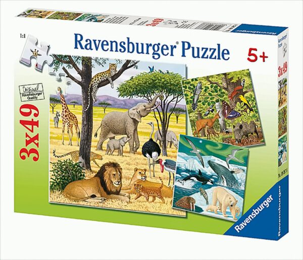 Tiere der Erde, Puzzle