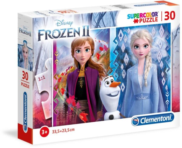 Supercolor Puzzle - Disney Frozen 2, 30 Teile