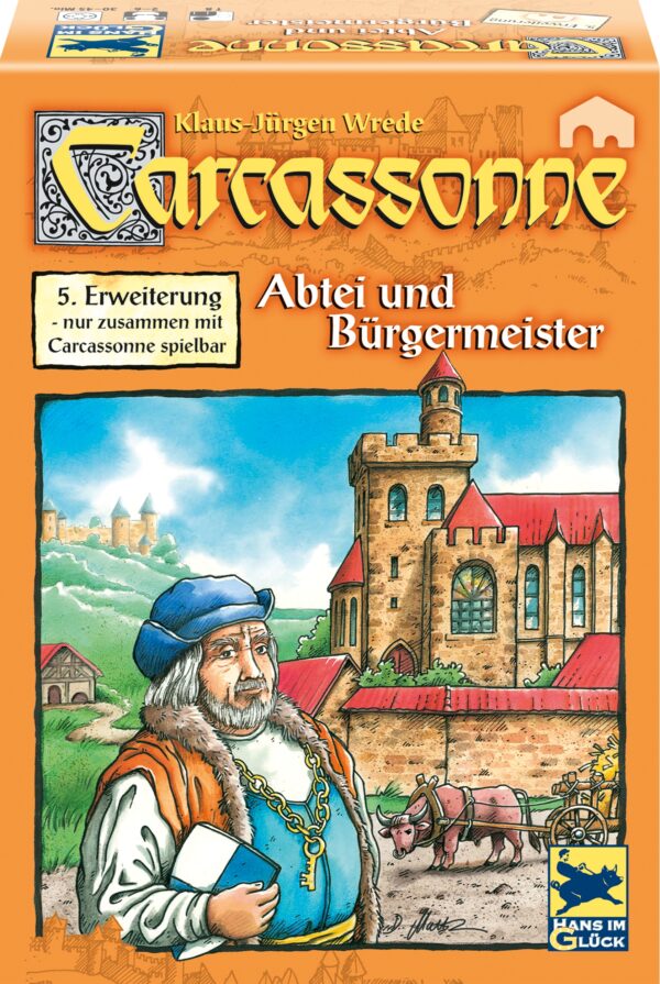 Carcassonne: Abtei & Bürgermeister