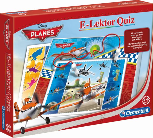 Clementoni - E-Lektor Quiz Planes