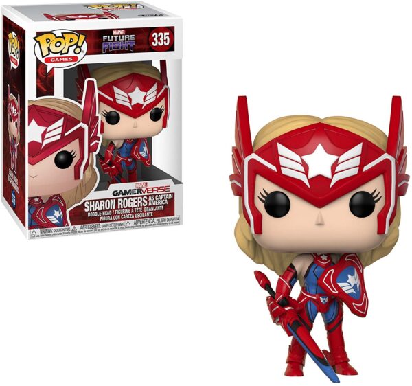 Funko Pop Games Marvel Future Fight - Sharon Rogers als Captain Amerika