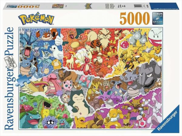 Ravensburger - Pokémon Allstars, 5000 Teile