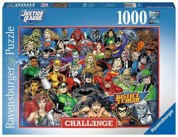 Ravensburger - Challenge DC Comics, 1000 Teile