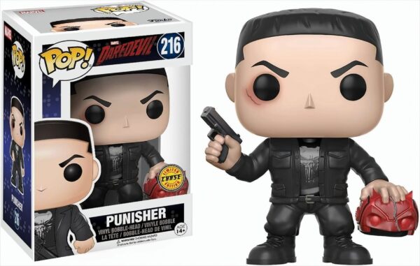 Funko Pop Marvel: Daredevil Punisher Chase Variant, Limited Edition