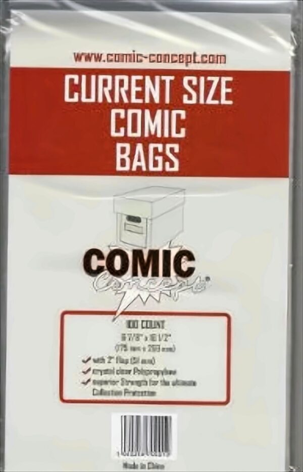 Comic Concept Comic Bags Current Size (100 ct.)